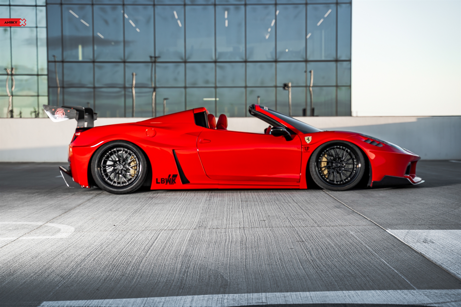 LibertyWalk Ferrari 458 Italia – RETROSeries RS3 – Anrky Wheels